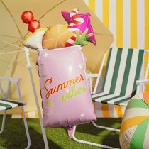 Palloncino in Foil 40" Super Shape Boccaccio da Cocktail "Summer Vibes" Food & Drink