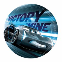 Piatto di Carta 23cm Mix Cars "Victory Is Mine" 8pz Cars