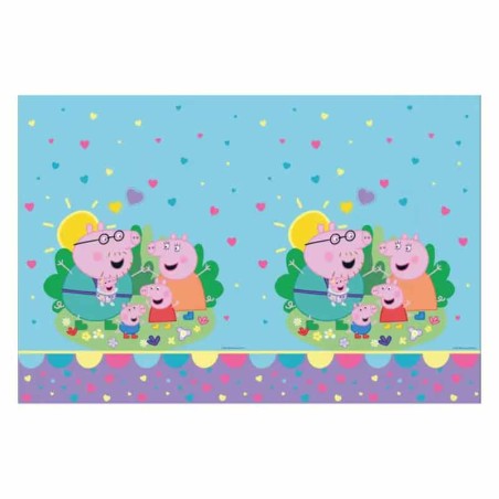 Tovaglia di Plastica 120x180cm con Peppa Pig Made With Love Peppa Pig