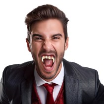 Dentiera da Vampiro Dracula "Vampire" Accessori Persona Halloween
