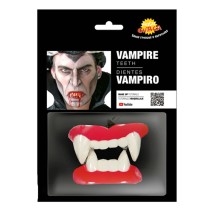 Denti da Vampiro con Grandi Canini 2pz Accessori Persona Halloween