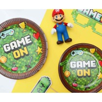 Bicchiere di Carta 250ml con Giochi "Game On" 6pz Game On