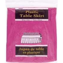 Gonnellina Girotavolo Adesiva di Plastica Fucsia Fucsia "Hot Pink"