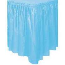 Gonnellina Girotavolo Adesiva di Plastica Celeste Celeste "Light Blue"