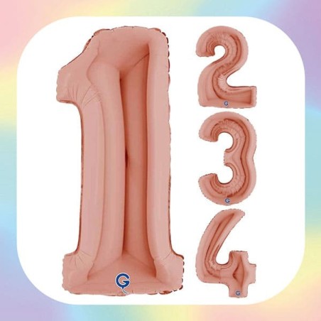 Numeri 40" Rose Gold