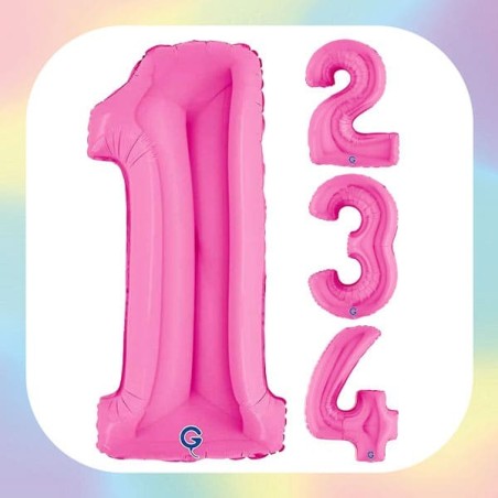 Numeri 40" Fucsia "Hot Pink"