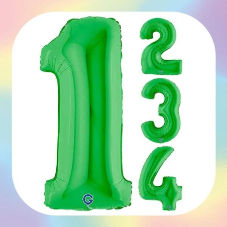 Numeri 40" Verde "Green"