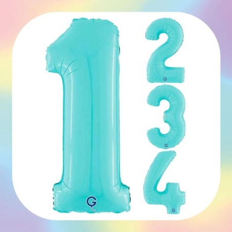 Numeri 14" Celeste "Pastel Blue"