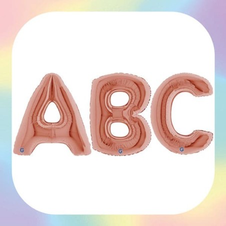 Palloncini Lettere 40" Rose Gold | Balloon Party
