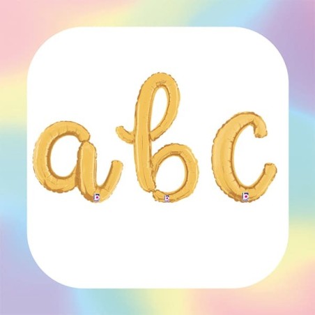 Lettere Corsivo 14" Oro "Gold"