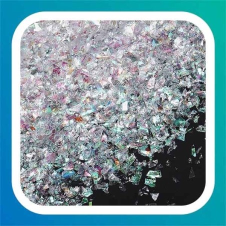 Polvere di Coriandoli Foil Bianco 50gr | Balloon Party