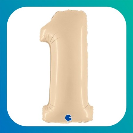 Palloncini a forma di Numeri Grandi Crema | Balloon Party