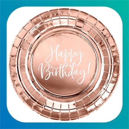 Happy Birthday Rose Gold
