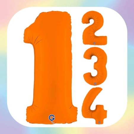 Numeri 40" Arancione "Matte Orange"