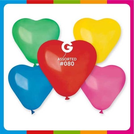 Palloncini Gemar Cuori 12" CR12: scopri i colori!