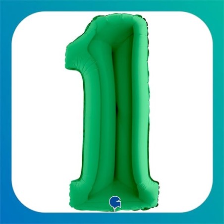 Palloncini Grandi a forma di Numero verde da 40" (102cm)