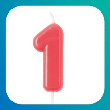 Candeline compleanno color corallo