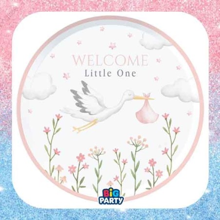 Festa a Tema Welcome Little One Pink