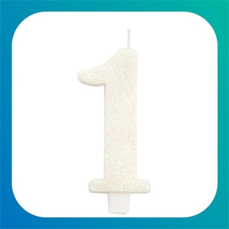 Bio Glitter Bianco 9.5cm