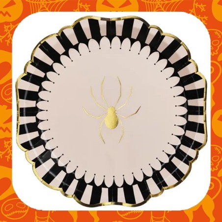 Festa a Tema Gold Spider Halloween: Decorazioni Brillanti e Spaventose