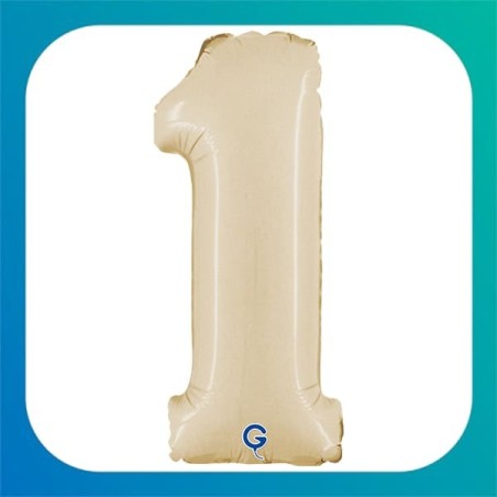 Numeri Medi Crema 14"/35cm