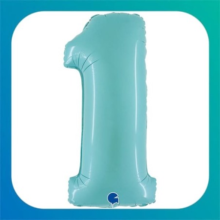 Palloncini Grandi a forma di Numero celeste da 40" (102cm)