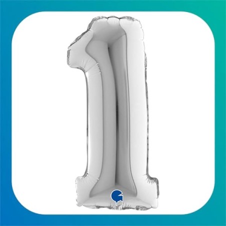 Numeri Medi Argento 14"/35cm