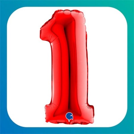Numeri Medi Rosso 14"/35cm