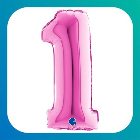 Numeri Medi Fucsia 14"/35cm