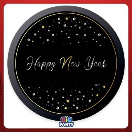 Coordinato Tavola per Capodanno Nero