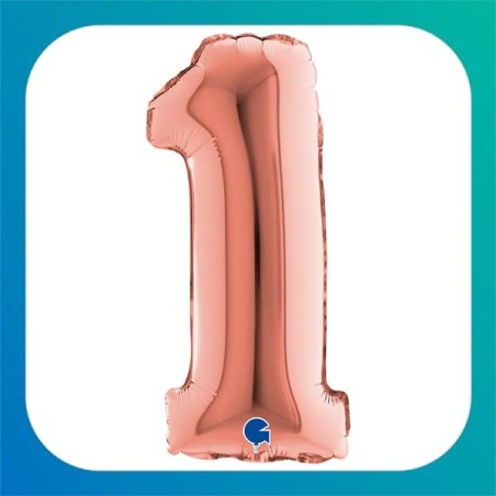 Numeri Medi Rose-Gold 14"/35cm