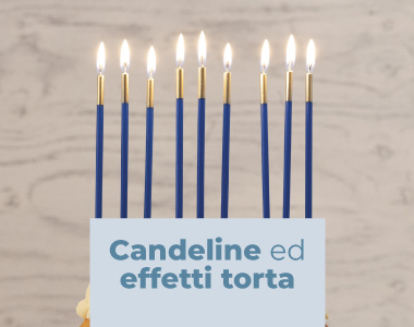 candeline ed effetti torta per eventi
