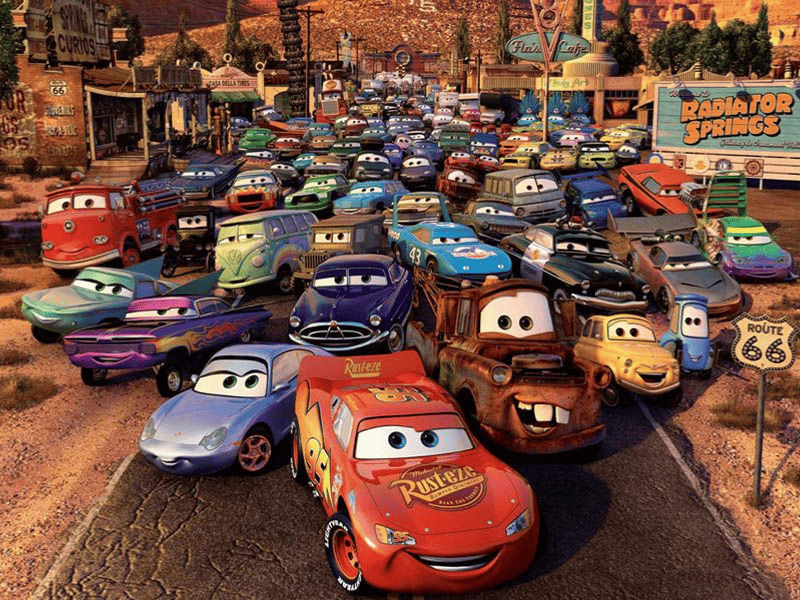 tutti i protagonisti Cars - Saetta McQueen