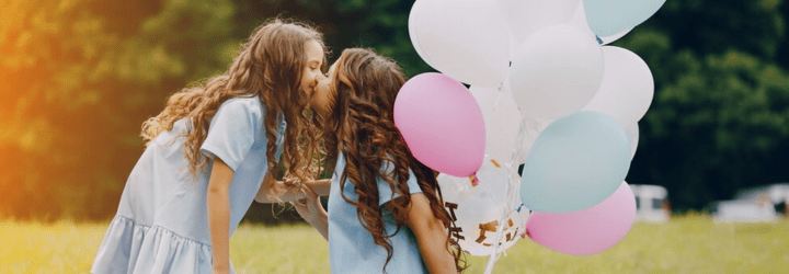 Decorazioni Festa Della Mamma: Festone Happy Mother's Day Con Stelle Filanti A Cuore E Vortici - Rosa