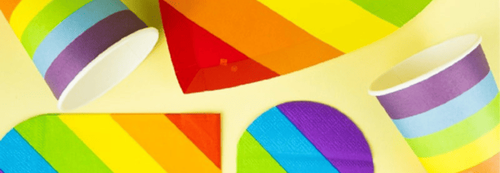 Decorazioni Pride: 6 Palline Di Carta Arcobaleno A Nido D'Ape Per Feste LGBT E Matrimoni, 15 Cm