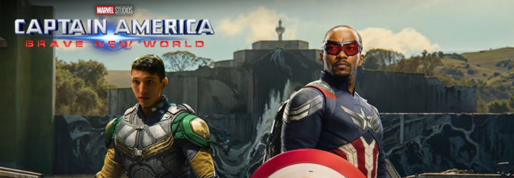 captain america insieme ad un nuovo personaggio
