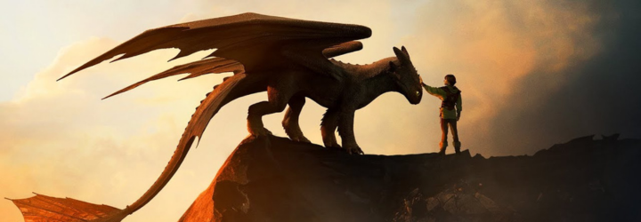 Hiccup che accarezza sdentato