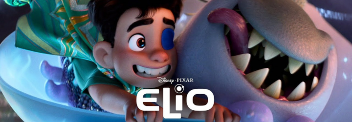 Elio insieme ad un mostro simpatico