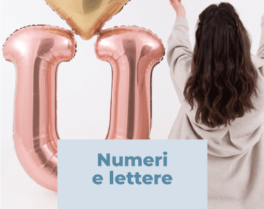 palloncini mylar numeri e lettere
