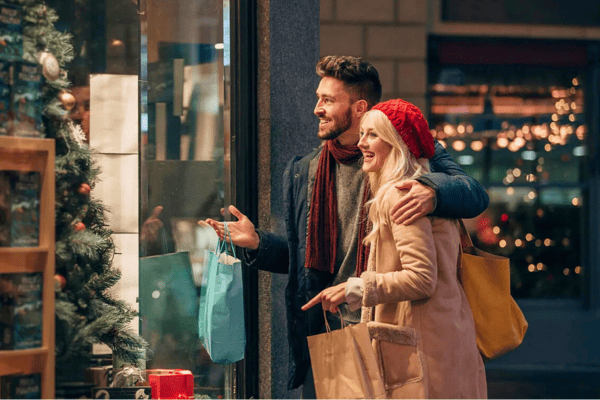 Come allestire un negozio per Natale